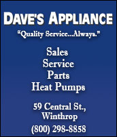 Dave's Appliance is a locally owned Maine business. We specialize in appliance sales and service. Great selection and factory direct pricing guarantees value for the customer.